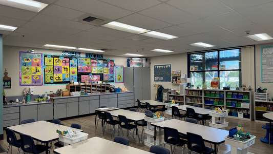 Manlio Silva Elementary School Classroom Standard in Stockton