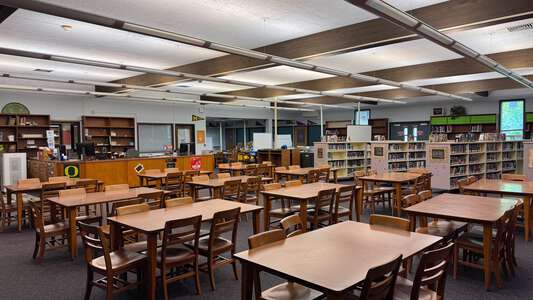Whiteaker Middle School Library in Keizer