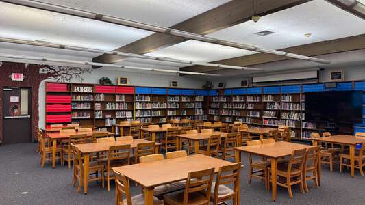 Whiteaker Middle School Library in Keizer