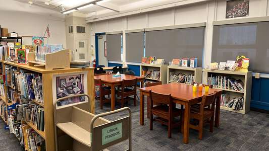 Dual Language Academy of the Monterey Peninsula Library in Seaside