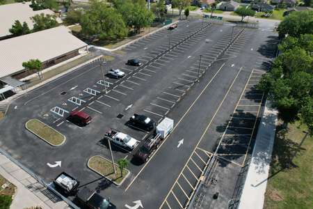 Trafalgar Middle School Parking Lot in Cape Coral 2