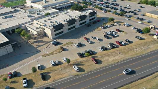 Granbury High School Parking Lot - Front in Granbury 2