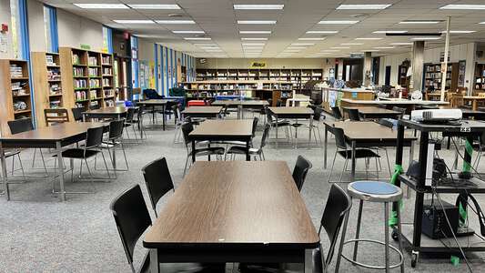 Churchill High School Library in Eugene