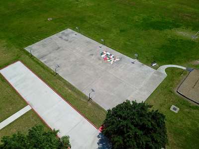Holley Elementary School Outdoor Basketball Courts in Houston