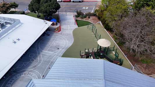 La Jolla Elementary School Kindergarten Grass Area in San Diego