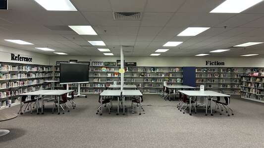 Central Gwinnett High School Library in Lawrenceville
