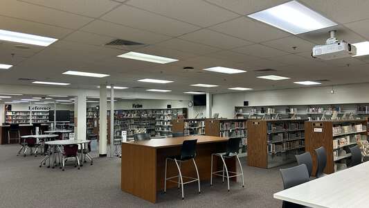 Central Gwinnett High School Library in Lawrenceville
