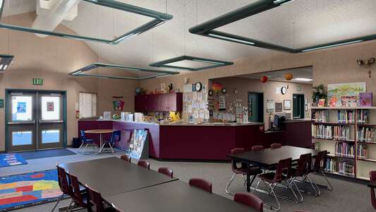 Julia Morgan Elementary School Library in Stockton 3