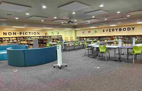Level Creek Elementary School Media Center in Suwanee