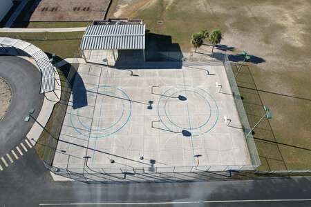 J. Colin English Elementary School Blacktop / Basketball Courts in North Fort Myers