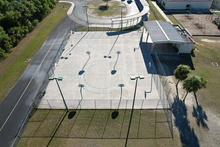 J. Colin English Elementary School Blacktop / Basketball Courts in North Fort Myers