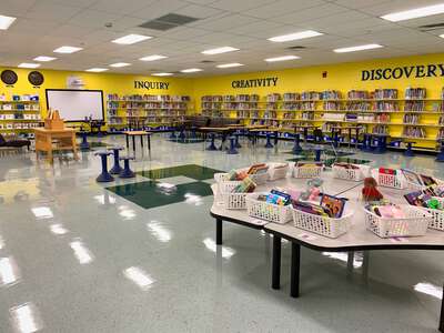 Knights Elementary School (2291) Library in Plant City