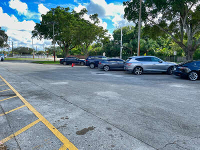 Plantation High School Parking Lot - Front in Plantation