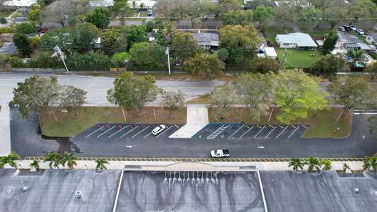 Plantation High School Parking Lot - Front in Plantation