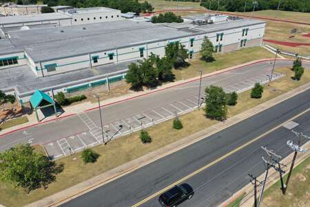 Cedar Valley Middle School Parking Lot - Staff in Austin