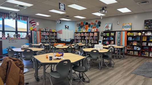 Kirkland Elementary School Library in Oklahoma City