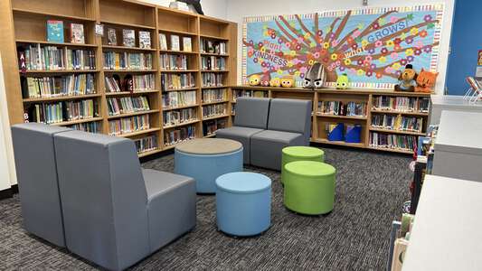 University Park Elementary School Library in Irvine
