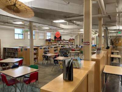 Richmond K-5 School Library in Portland