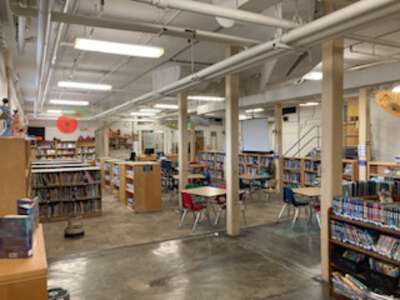 Richmond K-5 School Library in Portland