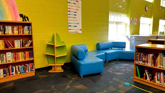 J.V. Washam Elementary School Media Center in Cornelius 2