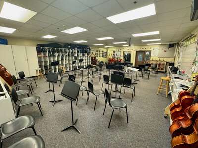 Whiteaker Middle School Orchestra Room in Keizer