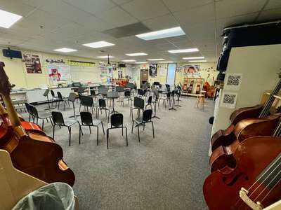 Whiteaker Middle School Orchestra Room in Keizer