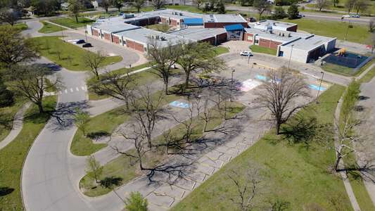 Linwood Elementary School Parking Lot - Front Large in Wichita 3