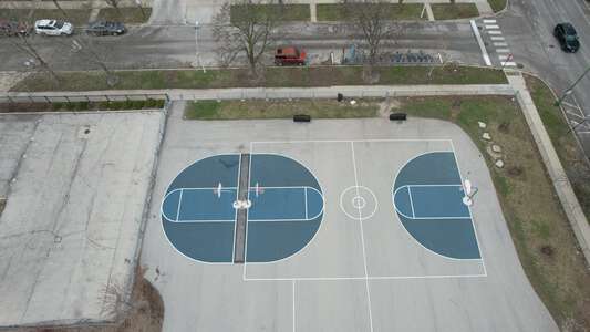 Mosaic School of Fine Arts Outdoor Basketball Courts in Chicago 2