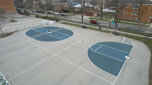 Mosaic School of Fine Arts Outdoor Basketball Courts in Chicago 3