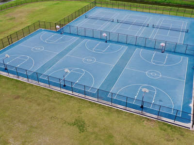 Carver Middle School Outdoor Basketball Courts in Orlando