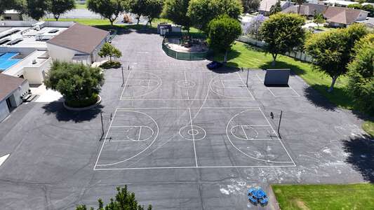 Early Childhood Learning Center Outdoor Basketball Courts in Irvine