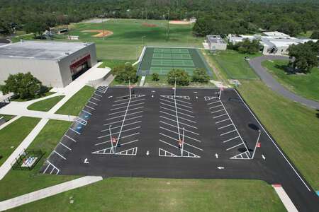 Hudson High School Parking Lot - Tennis Courts in Hudson