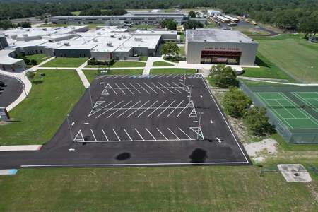 Hudson High School Parking Lot - Tennis Courts in Hudson