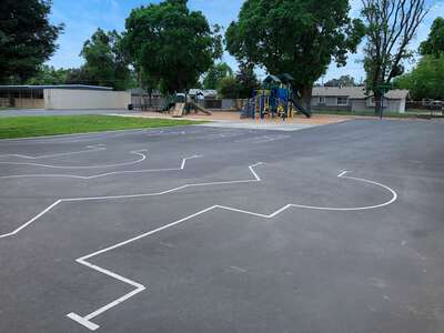 Marshall Elementary School Outdoor Basketball Courts 2 in Modesto