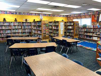 Madison Elementary School Library in Fresno
