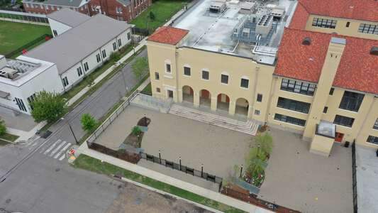 Martin Behrman Charter Elementary School Auditorium Courtyard in New Orleans 4
