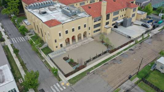Martin Behrman Charter Elementary School Auditorium Courtyard in New Orleans 3