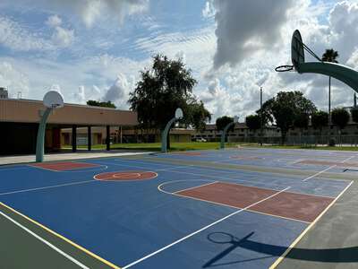 Charles R. Hadley Elementary School Outdoor Basketball Courts in Miami