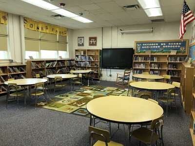 Gap Creek Elementary School Library in Knoxville