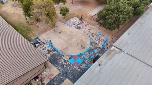 Frederick Douglas Elementary School Outdoor Basketball Courts  in Dallas