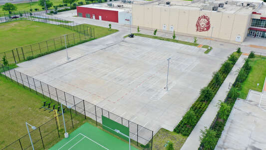 Yates High School Parking Lot - Back in Houston