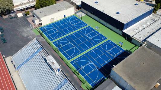 The King's Academy Athletic Quad in Sunnyvale