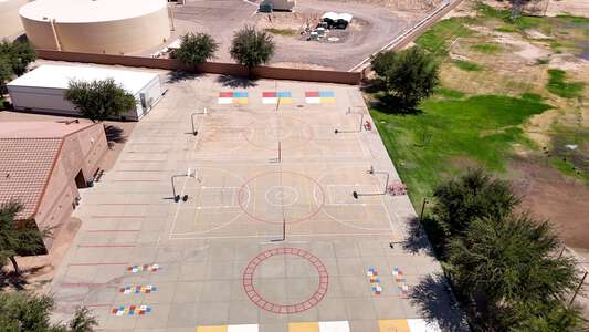 Santa Rosa Elementary School Outdoor Basketball Courts in Maricopa