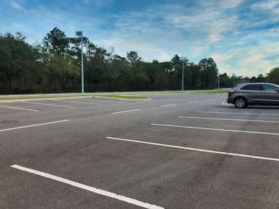 Hidden Oaks Elementary School Parking Lot - Back in Orlando