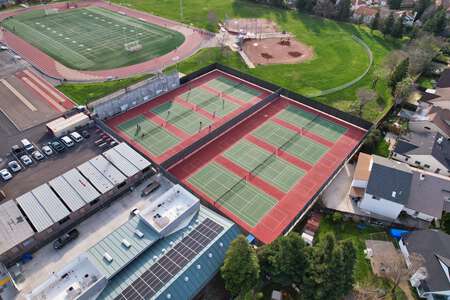 Laguna Creek High School Tennis Courts in Elk Grove