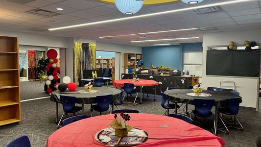 Daniel Webster Elementary School Library in Dallas