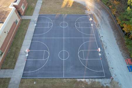 Trickum Middle School Outdoor Basketball Courts in Lilburn 2