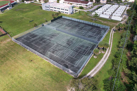 Charles W Flanagan High School Tennis Courts in Pembroke Pines