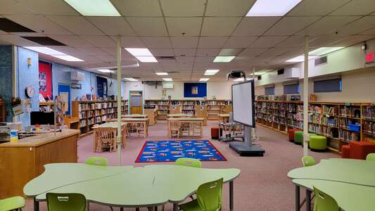 Kirtland Elementary School Library in Albuquerque