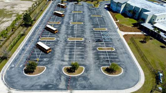 Picolata Crossing Elementary School Parking Lot in St. Augustine 2